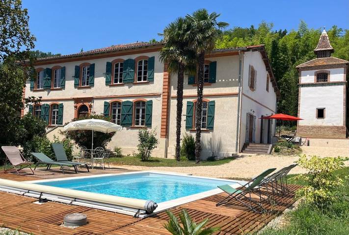 Gîte pour 5 personnes, avec piscine et jardin à Montastruc