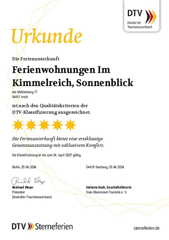 Ferienwohnung für 4 Personen, mit Sauna und Balkon in Saarburg und Umgebung - 4