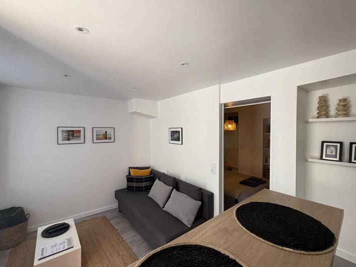 Appartement de vacances pour 3 personnes, avec jardin