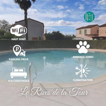 Villa pour 6 personnes, avec terrasse et piscine à Aigues-Mortes