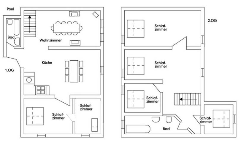 Ferienwohnung für 13 Personen, mit Garten in Warnow - 3