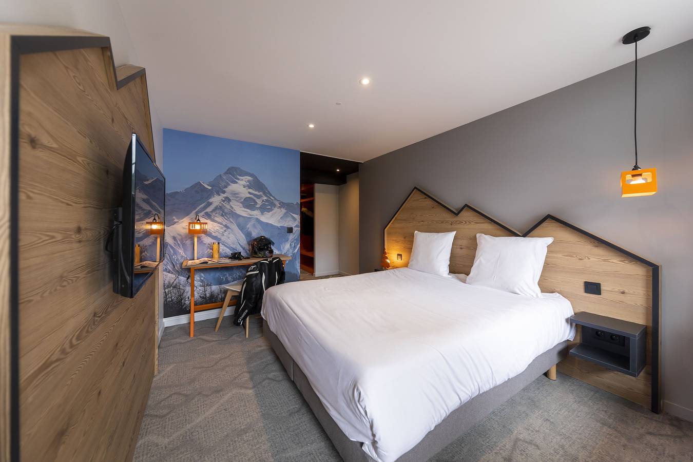 Hotel para 2 personas con balcón in Vénosc, Les Deux Alpes