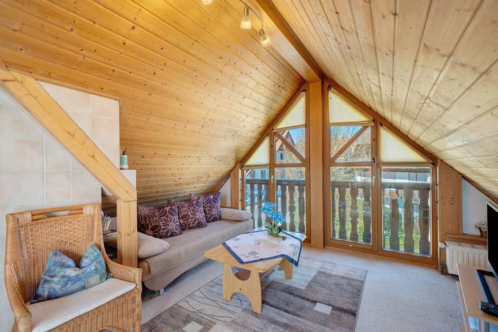 Appartamento intero, Appartamento '30qm' con giardino condiviso, balcone e Wi-Fi in Schonwald im Schwarzwald, Sudschwarzwald