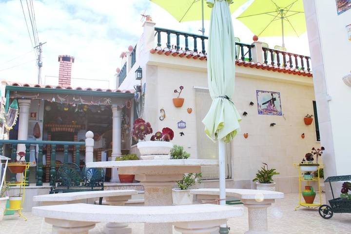 Casa de férias para 3 pessoas, com Terraço na Nazaré