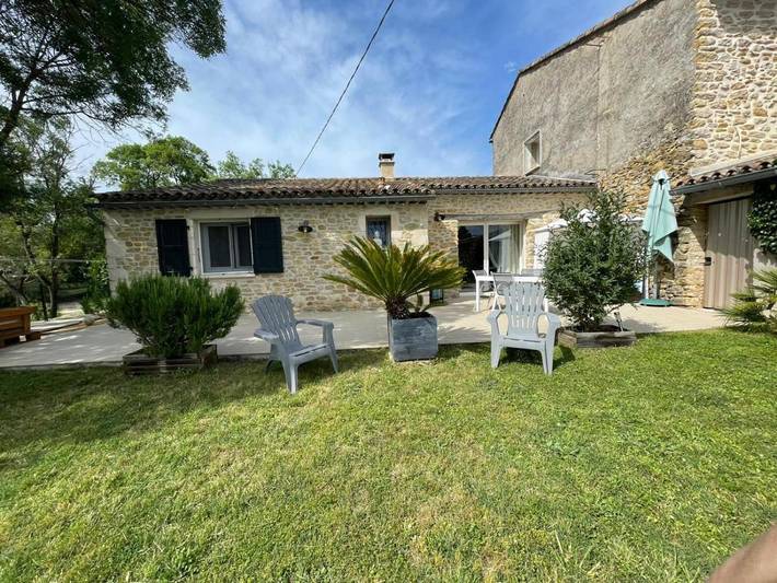 Location de vacances pour 7 personnes, avec jardin et vue, animaux acceptés à Saint-Victor-de-Malcap - 2