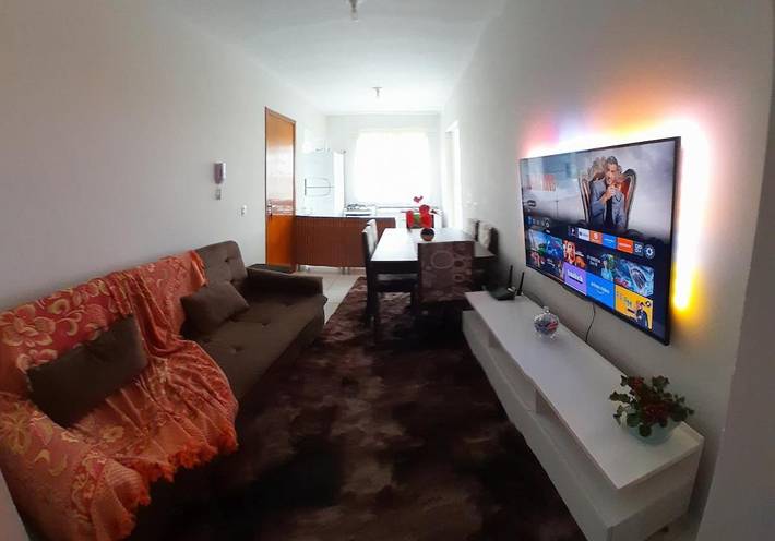 Casas e apartamentos de temporada para 6 pessoas, com balcão e vista, adaptado a crianças em São José dos Pinhais