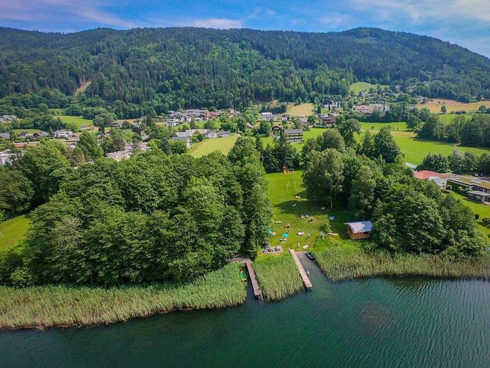 Pension für 2 Personen, mit Balkon und Garten sowie Seeblick und Ausblick in Ossiach