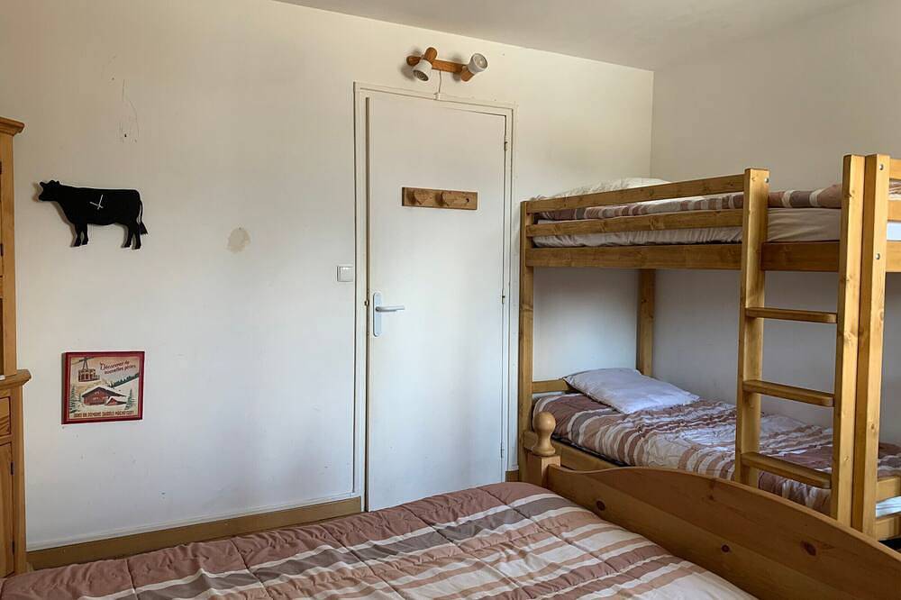 Apartamento entero, 2 Piezas para 6 personas, sur, balcón frente a las pistas in Pra-Loup, Uvernet-Fours