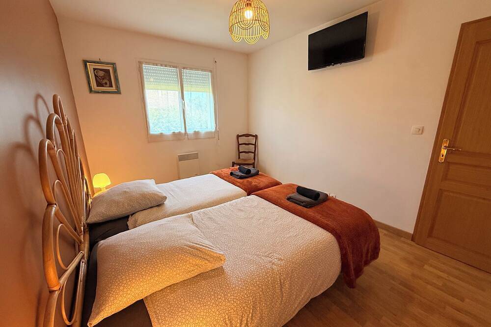 Villa les Bassans, maison sur terrain clos, vue mer, 6 personnes, animaux admis in Quiberville, Région de Dieppe