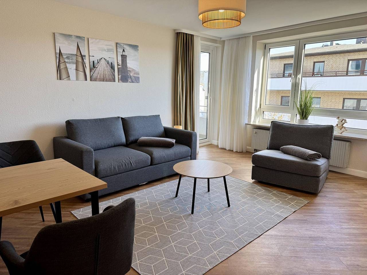 Ganze Wohnung, Zentrales 2-Zimmer App. für 2-4 Pers. mit Balkon und Wlan in Westerland, Sylt (Gemeinde)