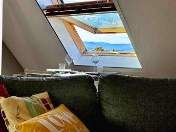 Gîte pour 2 personnes, avec vue dans Logelbach