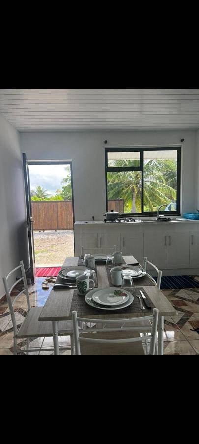 Gîte pour 4 personnes, avec vue et jardin dans Rangiroa