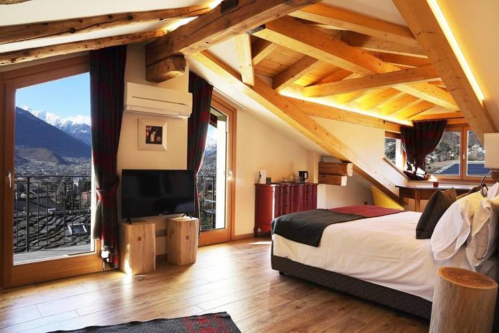 Chambre d’hôte pour 2 personnes, avec jardin et vue à Aoste - 3