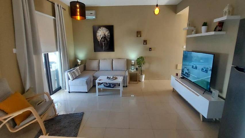 Apartament wakacyjny dla 3 osób, z Balkon i Taras oraz Ogród i Basen dla dzieci w Tersefanu