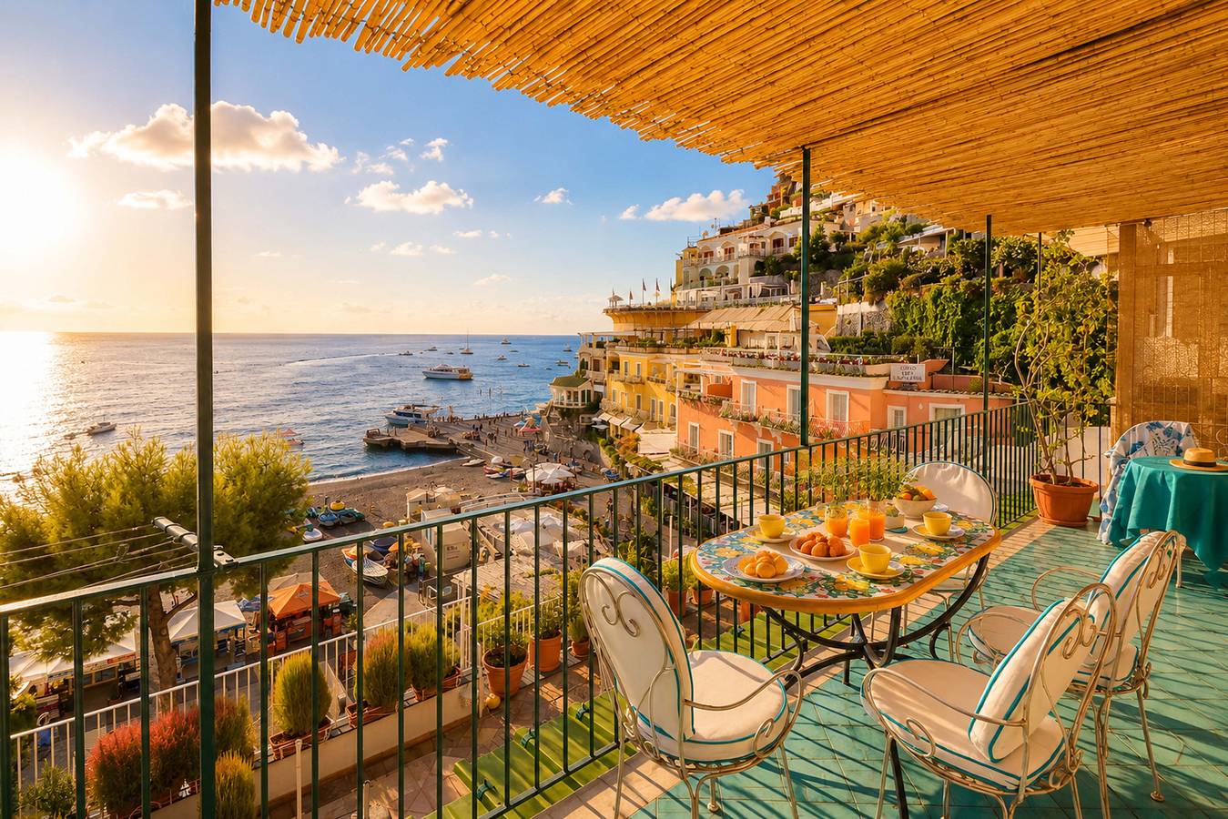 Amore Rentals - Casa Raffi con Vista Mare sulla Spiaggia Grande di Positano in Positano, Amalfiküste