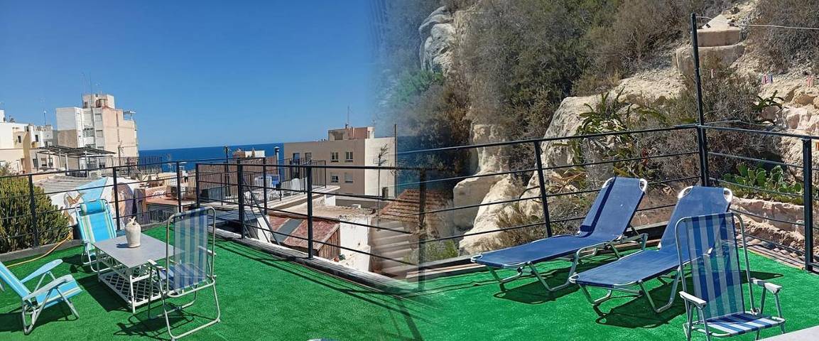 Casa de vacaciones para 5 personas, con vistas y jardín en Alicante