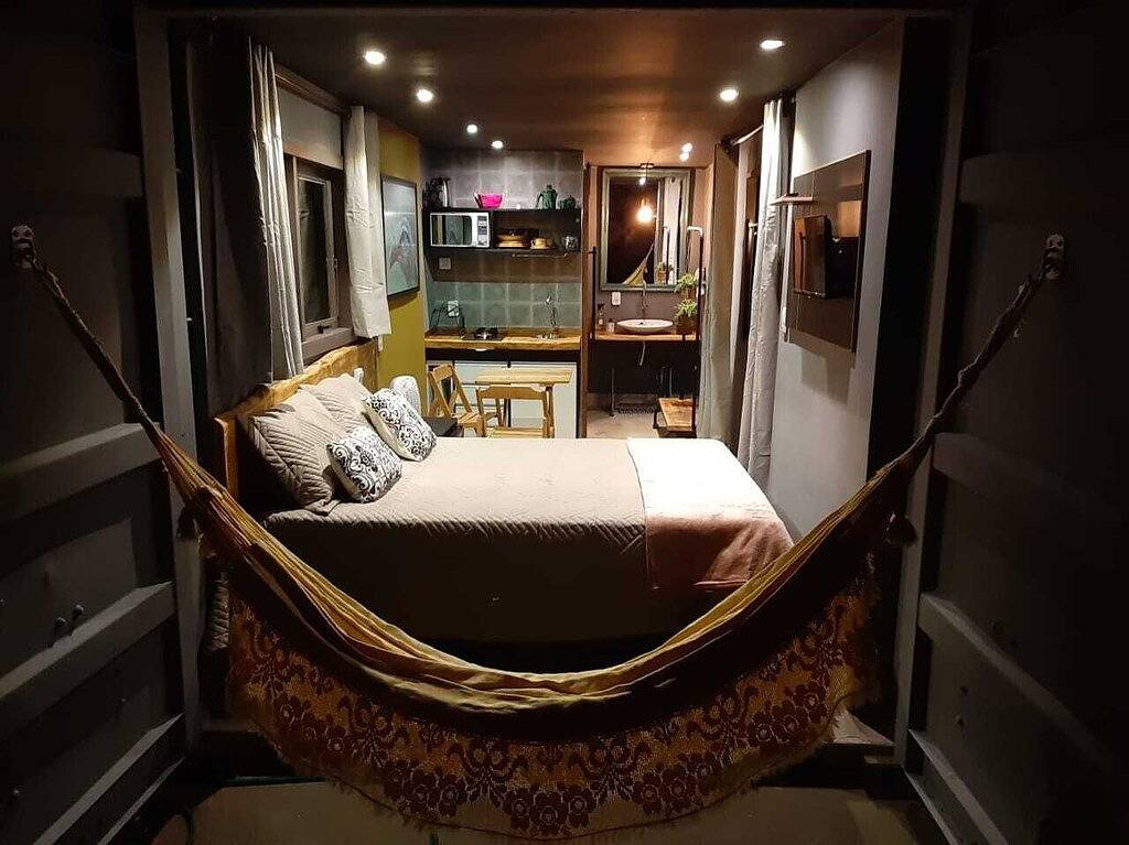 Ganze Wohnung, Vale das Seriemas Glamping - Charming Studio in the mountains of Nova Friburgo in Nova Friburgo, Rio de Janeiro (Bundesstaat)