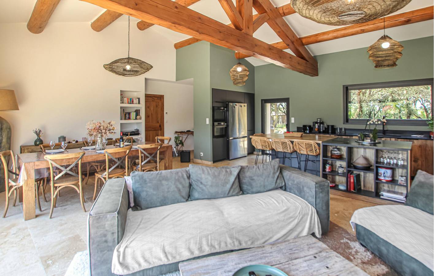 Encantador apartamento de 120 m² con piscina, jardín y wifi cerca de Chez Vito in Pernes-les-Fontaines, Parque natural regional del Mont Ventoux