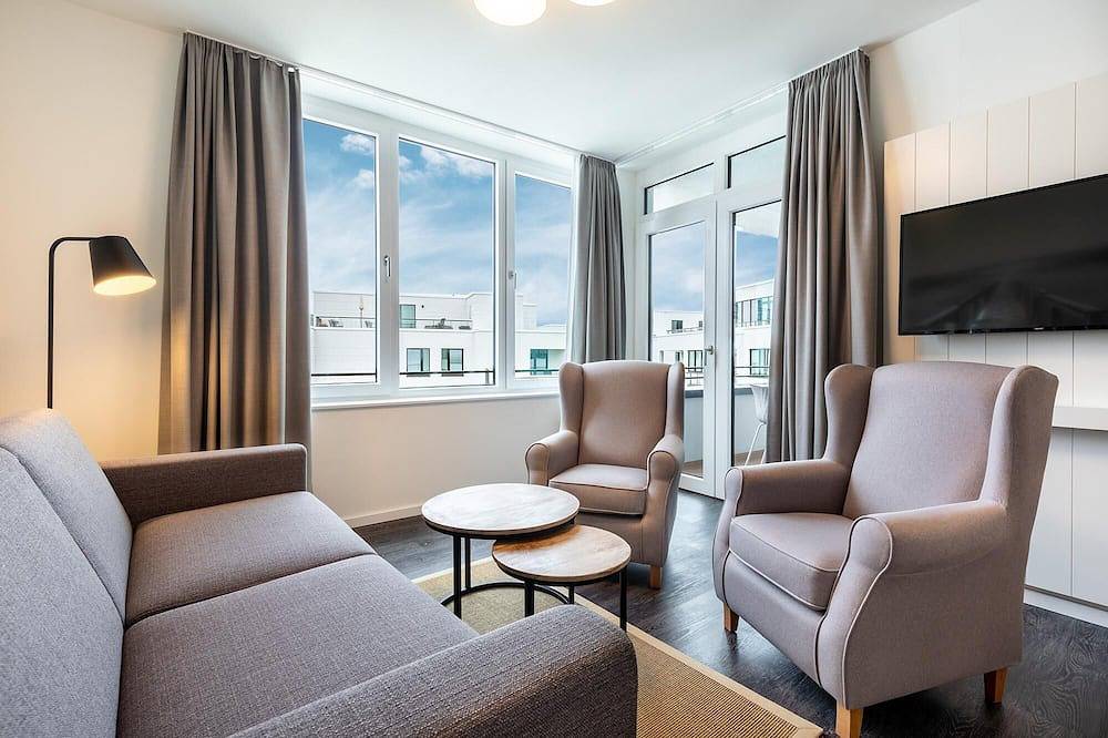 Ganze Wohnung, Modernes Apartment mit Loggia in sonniger Süd-West-Lage und hauseigenem Spa in Ostseebad Travemünde, Lübeck