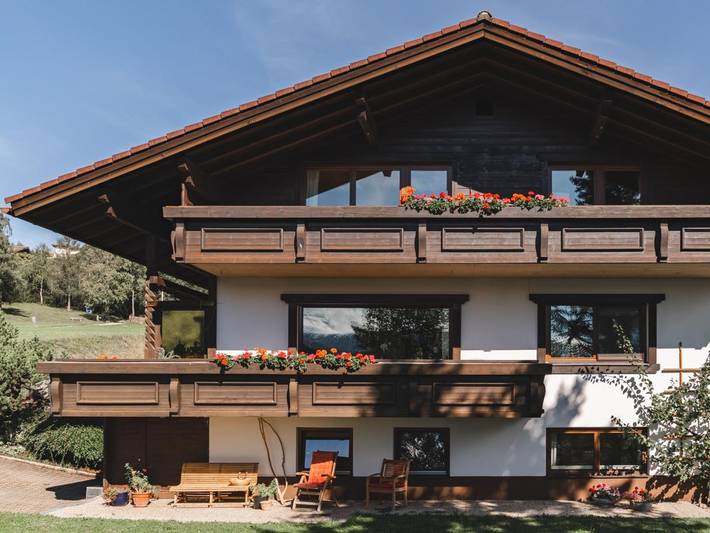 Ferienwohnung für 4 Personen, mit Balkon und Garten