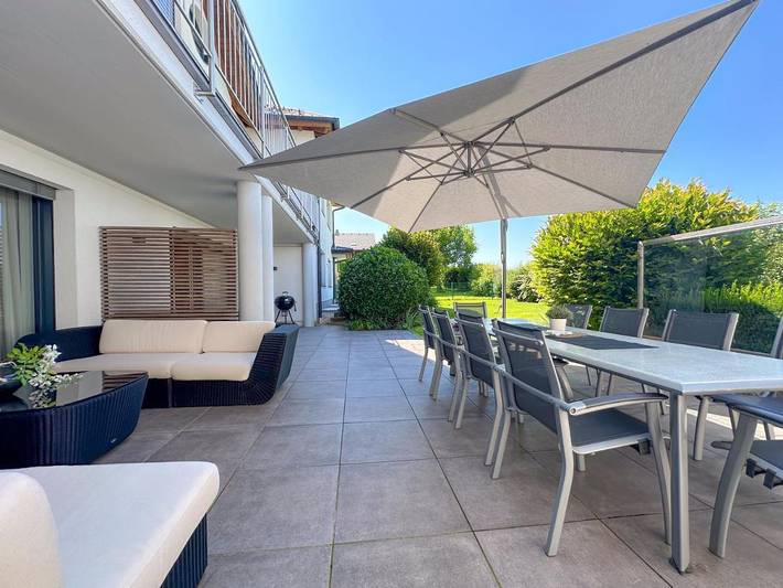 Ferienwohnung für 8 Personen, mit Garten und Pool sowie Ausblick, kinderfreundlich - 1