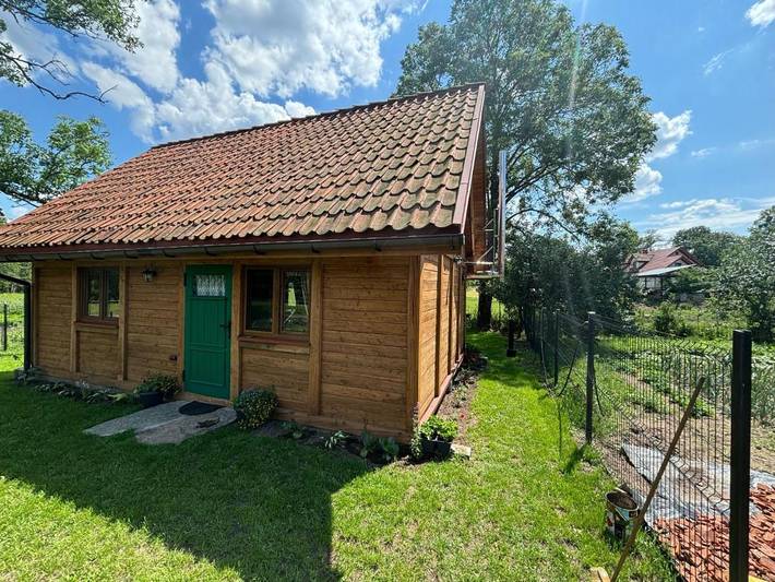 Domek letniskowy dla 2 osób, z ogród, zwierzęta dozwolone na Mazury