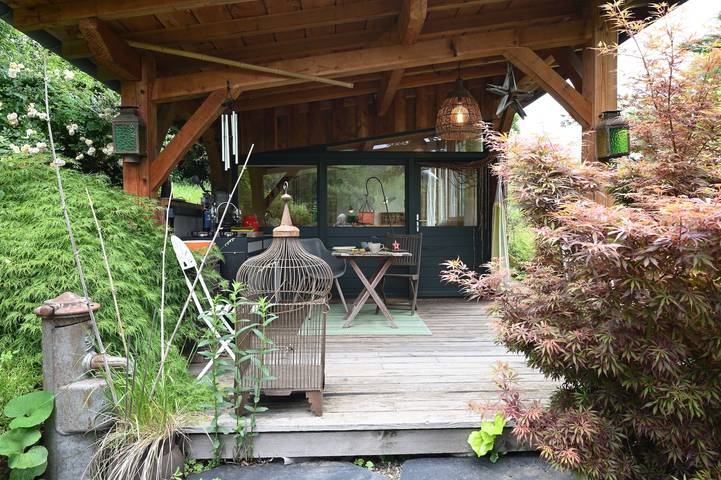 Cabane en bois pour 2 personnes, avec jardin dans l' Ariège - 2