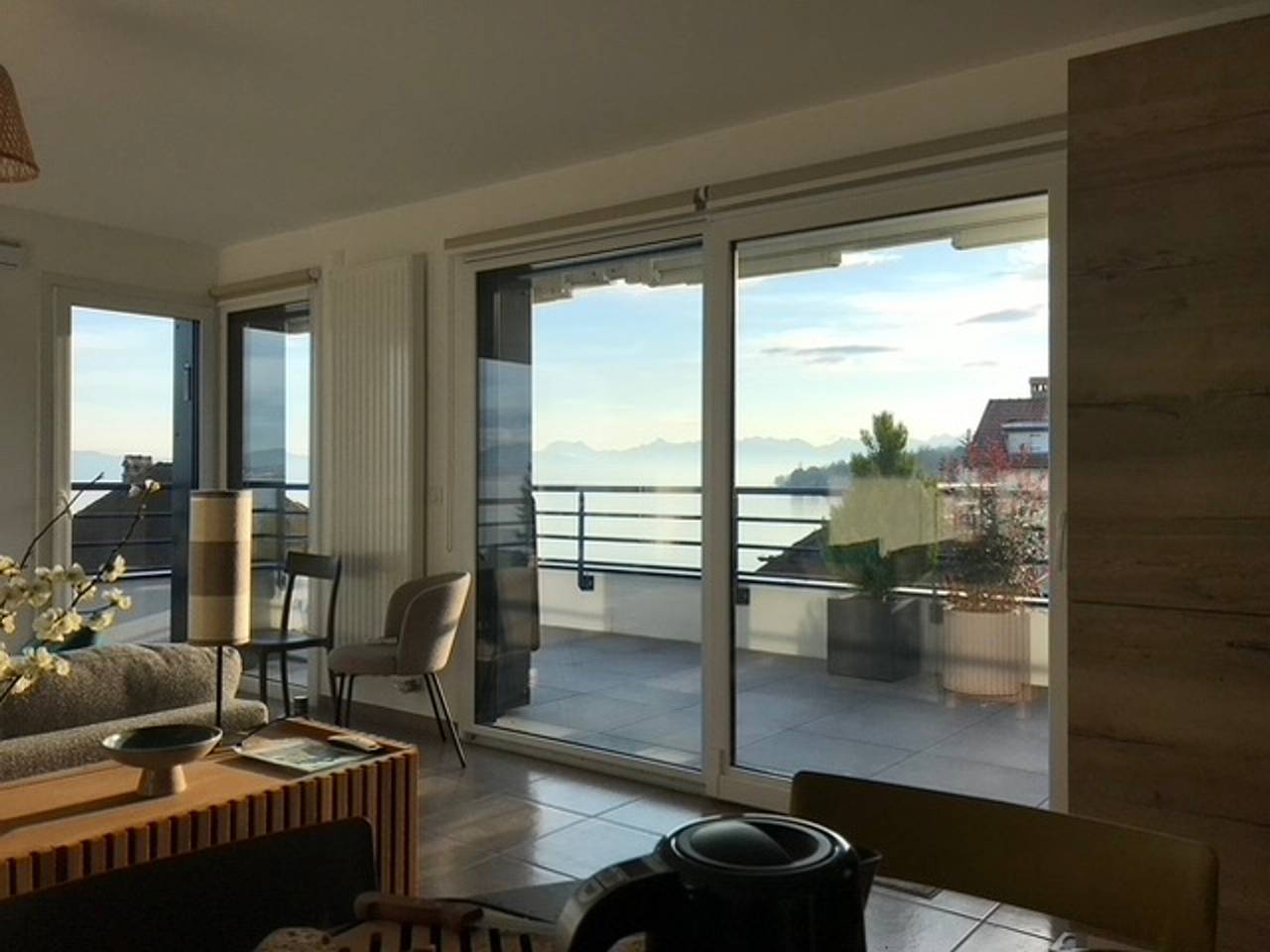 Ganze Wohnung, Komfortable 1-Zimmer-Wohnung nahe Strand und See mit Garage in Publier, Thonon-les-Bains und Umgebung