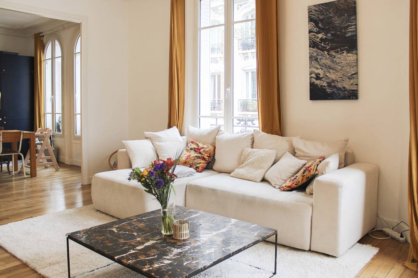 Apartamento entero, Spacious and bright 95m² apartment in Courbevoie in Courbevoie, Altos del Sena