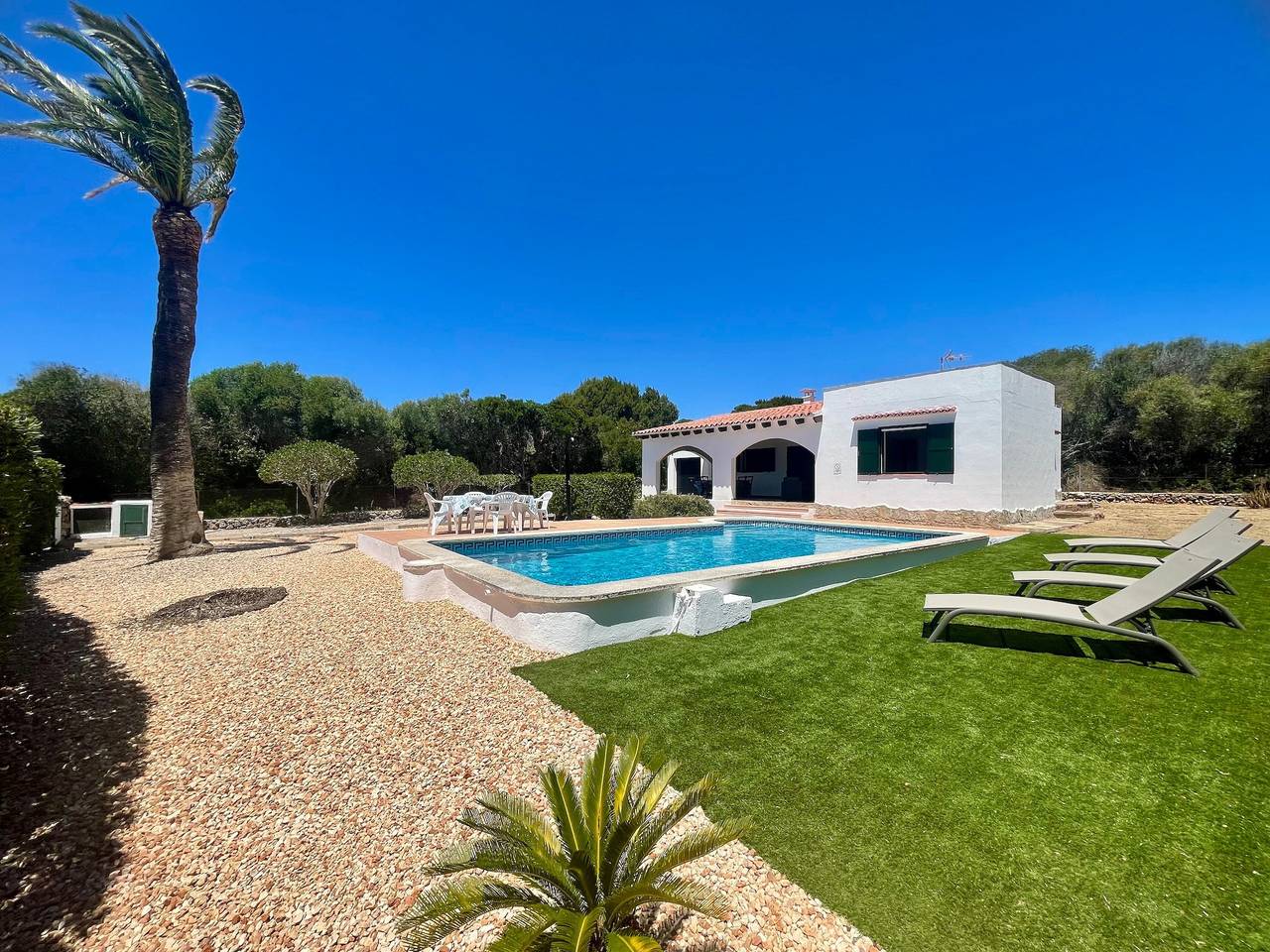 Ferienhaus 'Villa Antonia' mit privatem Pool, privater Terrasse und Wlan in Cap d'en Font, Sant Lluís