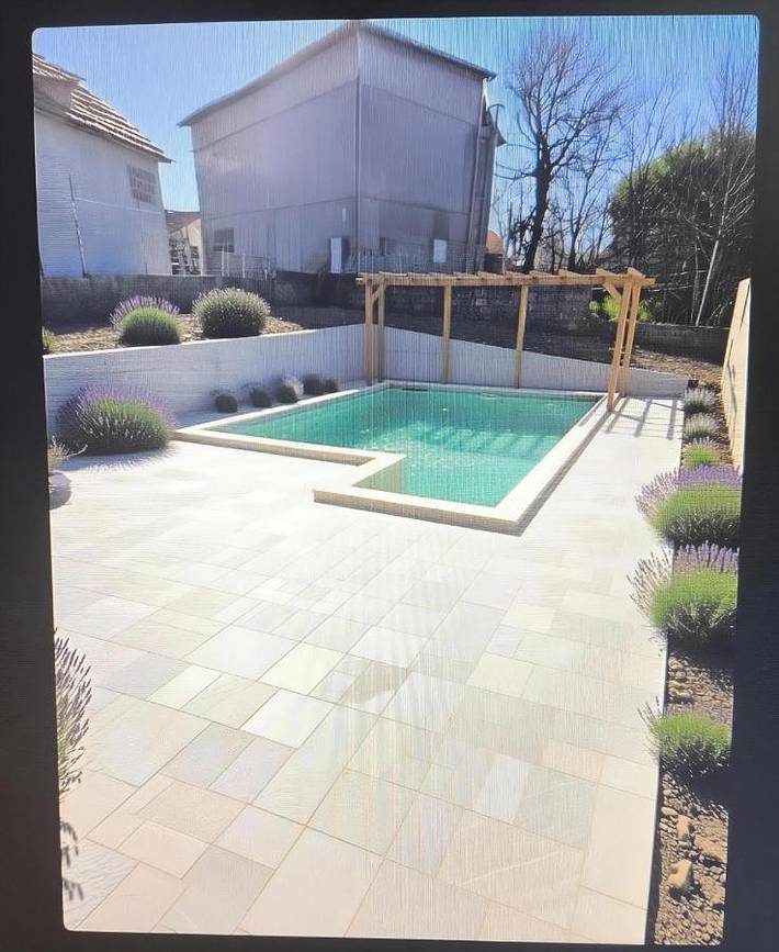 Ferienhaus für 6 Personen, mit Pool und Garten sowie Ausblick - 1