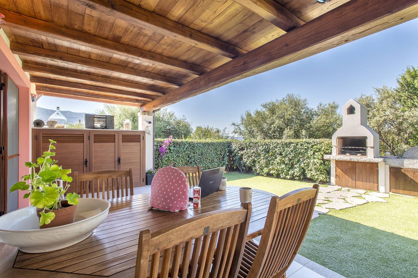 Casa de vacaciones 'Manessy' con vistas al mar, piscina compartida y aire acondicionado in Badesi, Olbia-Tempio