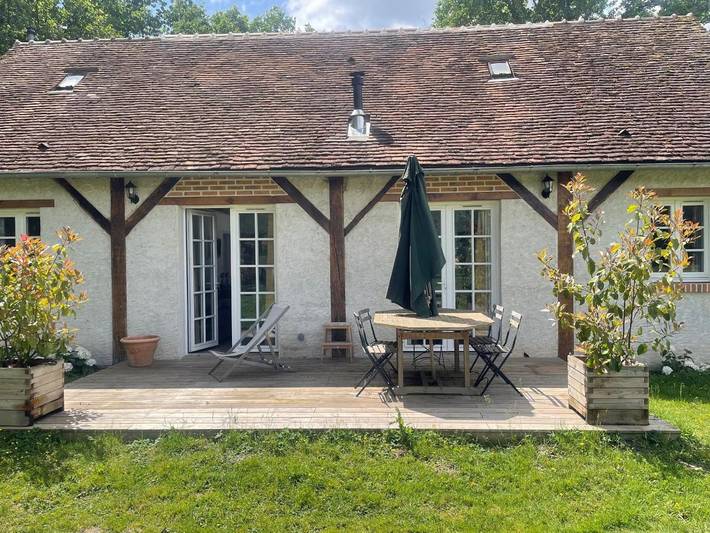 Location de vacances pour 4 personnes, avec terrasse à Villemurlin