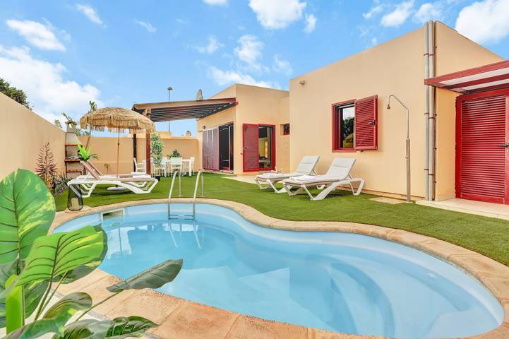 Casa vacanza per 4 persone, con Giardino a La Oliva
