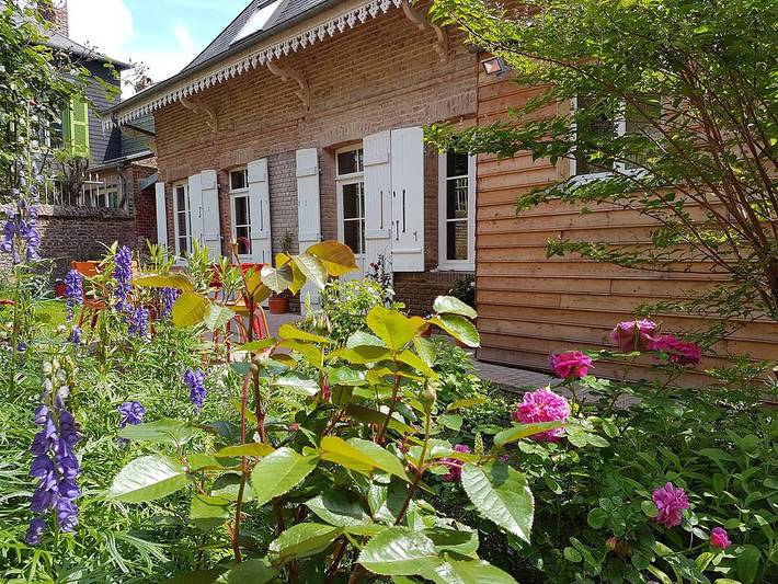 Chambre d’hôte pour 3 personnes, avec Jardin à Saint-Valery-sur-Somme