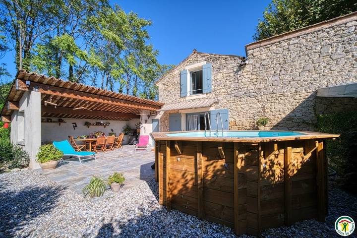 Gîte für 6 Personen, mit Pool und Ausblick sowie Garten - 1