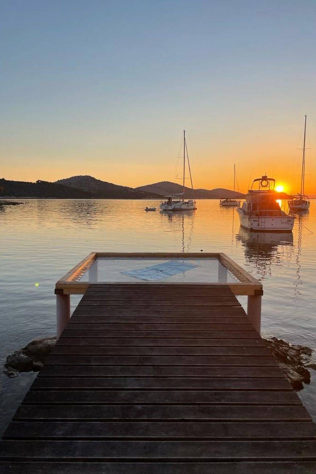 Ganze Wohnung, Strandhaus Danica - Ferienanlage Bain, Žut - Kornati in Kornaten, Općina Murter-Kornati