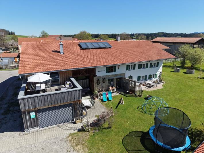 Bauernhof für 4 Personen, mit Balkon und Balkon/Terrasse sowie Terrasse und Garten