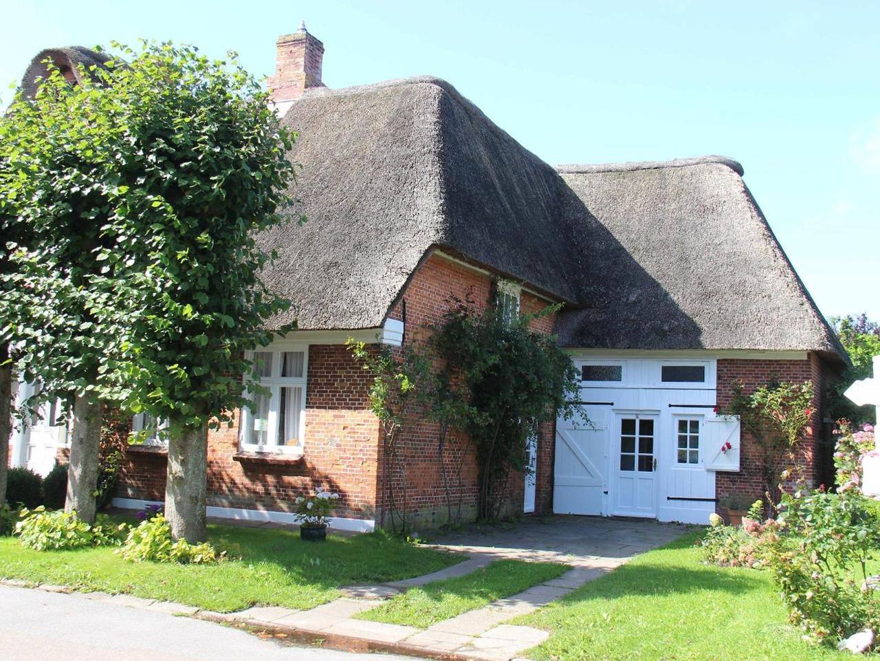 Ganze Ferienwohnung, Kapitän Hansen Haus- Obergeschoss - Ferien im Künstlerdorf Oldsum in Oldsum, Föhr