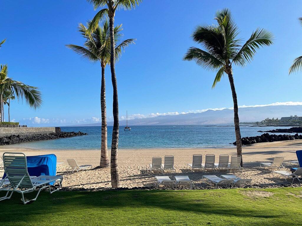 Mauna Lani Palm Villas D2 Corner Unit with Views of Historic Lava Fields in Mauna Lani Resort, Puako