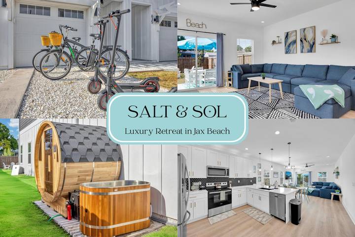 Beach rental for 10 people, with terrace in Jacksonville Beach