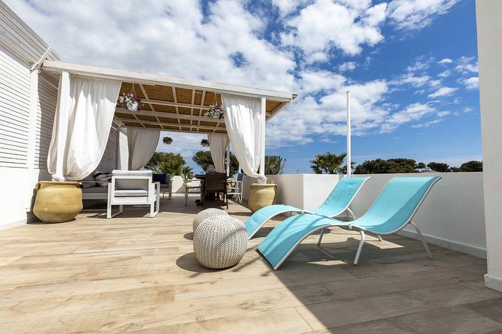 Appartamento per 4 persone, con terrazza e giardino nonché panorama in Ispica