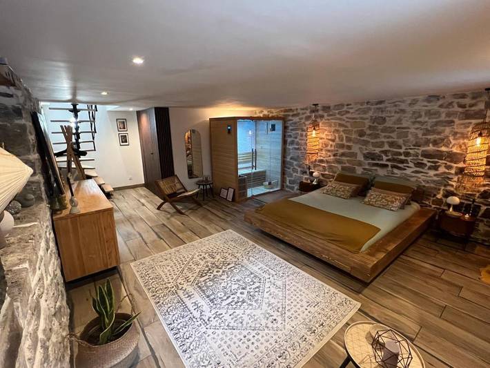 Villa pour 4 personnes, avec balcon et sauna
