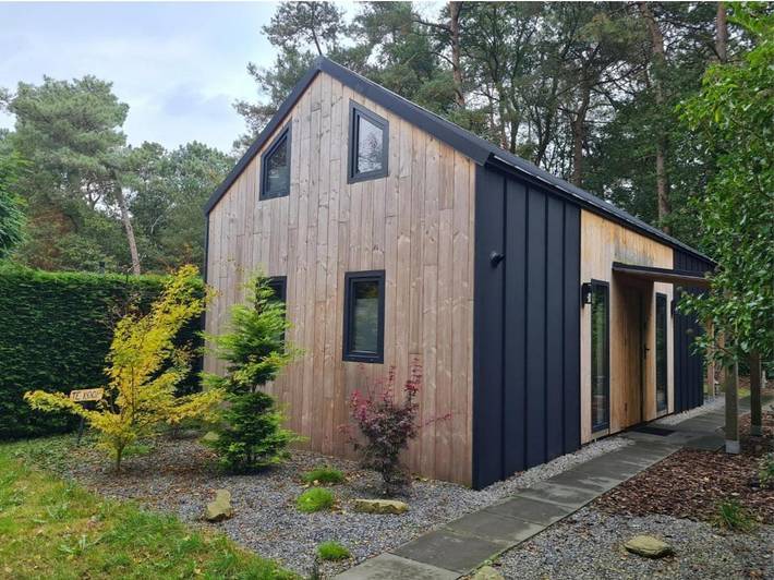 Ferienhaus für 4 Personen, mit Terrasse und Garten sowie Pool und Ausblick