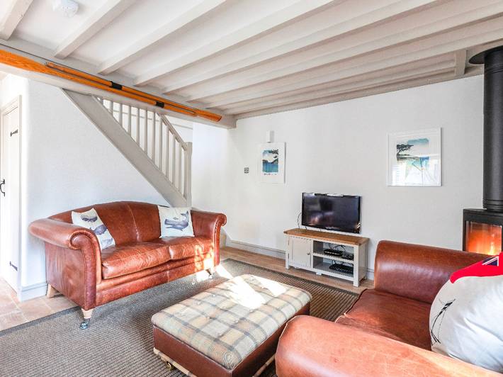 Casa rural para 5 personas con jardín in Stoke Fleming, Devon