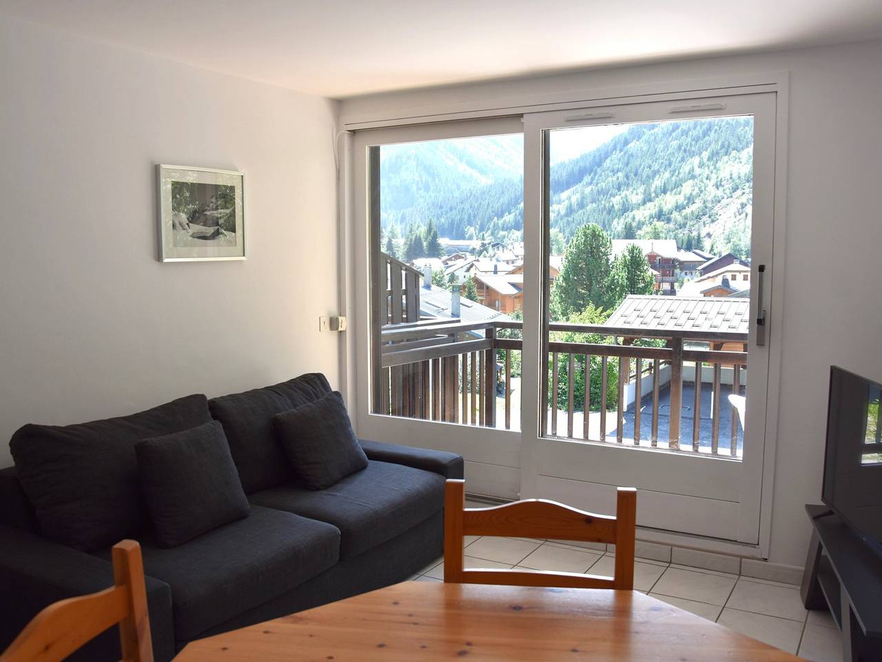 Ganze Wohnung, Renovierte Wohnung mit großer Terrasse und Haustiere erlaubt in Pralognan-la-Vanoise, Vanoise-Massiv