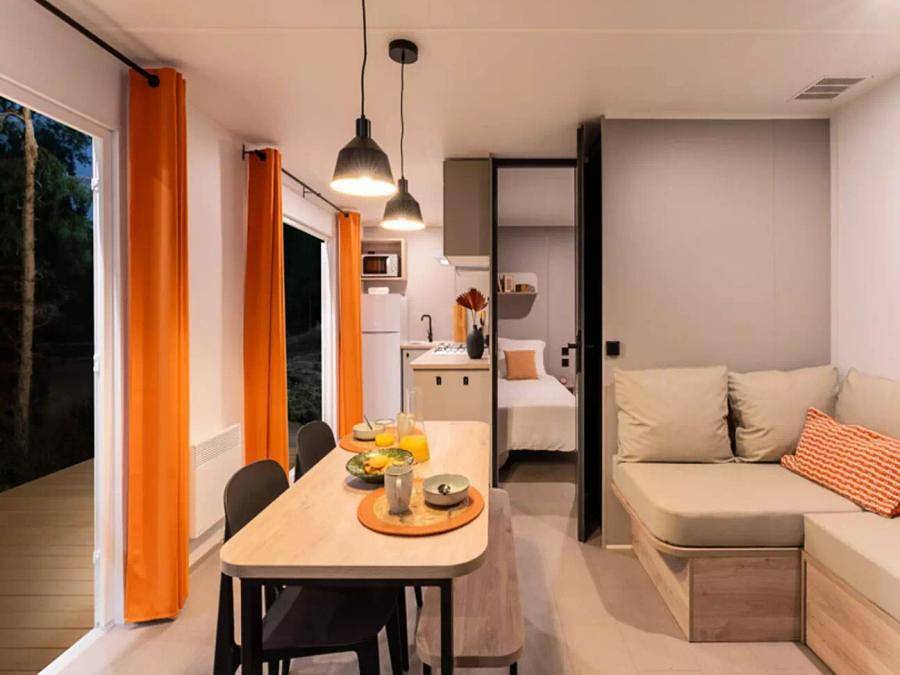 Camping L'Etang d'Ardy - Mobilhome 4 personnes - Mobil-Home Premium 3 Pièces 4 Personnes + Tv in Saint-Paul-lès-Dax, Région de Dax