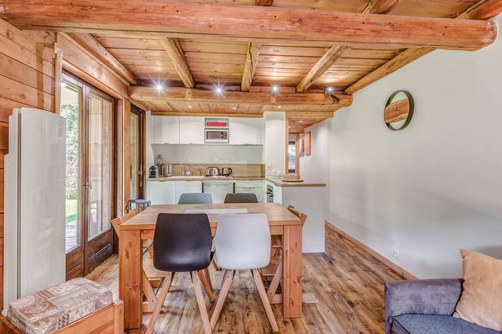 Chalet pour 5 personnes, avec terrasse, adapté aux familles à Megève