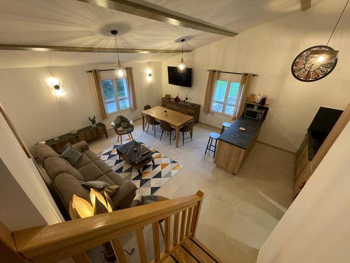 Appartement de vacances pour 4 personnes, avec jardin