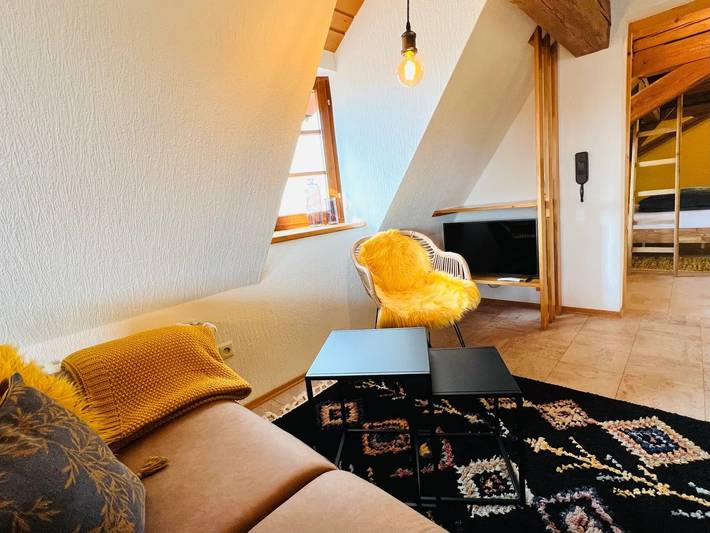 Hel lägenhet, Eugenhaus 'Loft' Apartment in Rosenfeld, Neckar-Alb